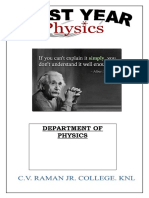 Physics-I Year - Important Questions - E.M.