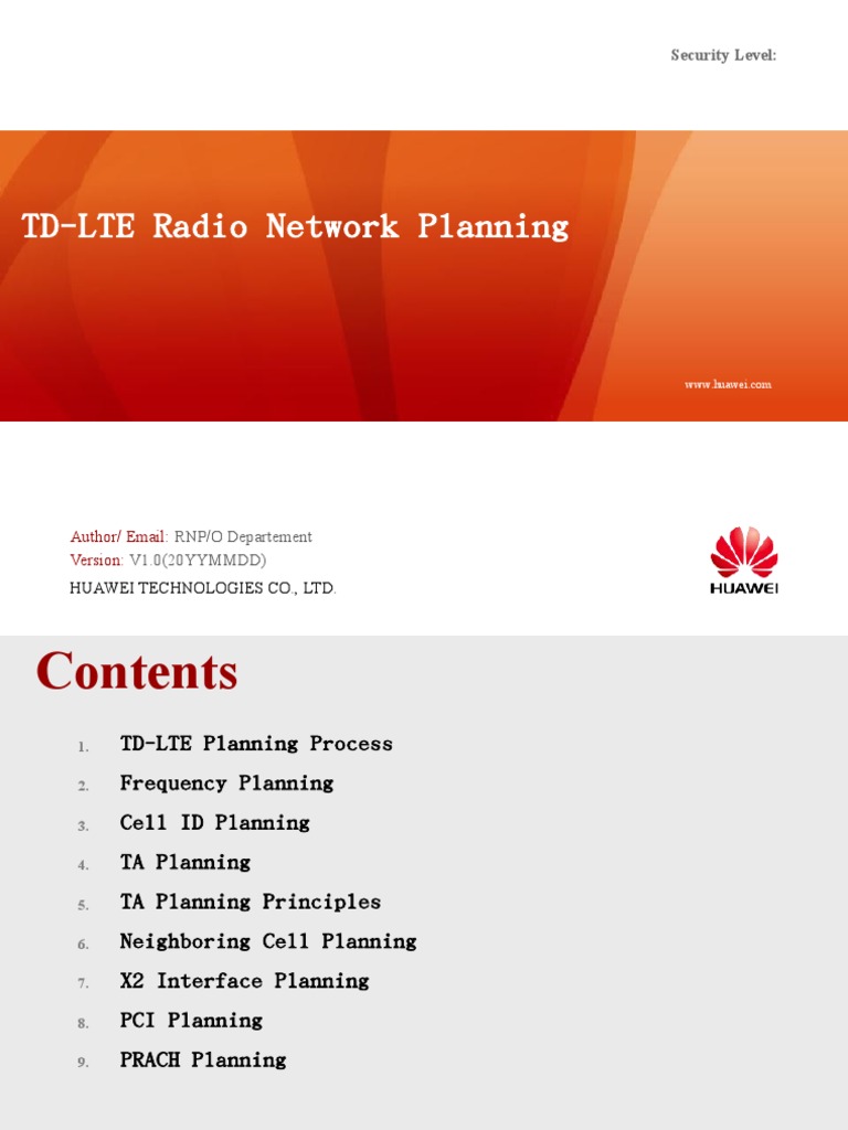 TD-LTE Radio Network Planning Guide | PDF | Business | Technology ...