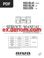 Service Manual: NSX-BL44 NSX-BL46 Nsx-Dr6