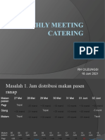 Monthly Meeting Catering