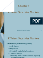 Pertemuan 9 Efficient Securities Markets