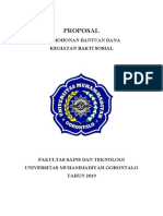 Proposal Kegiatan Bakti Sosial FST