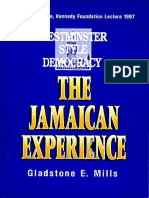 Jamaican Westminster System of Government