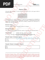 DO NOT: Square Sum