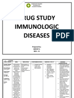 Drug Study Immunologic Diseases: Prepared By: Group A BSN - Iii