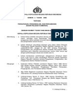 Perkap No. 2 Tahun 2008 Tentang Pengawasan, Pengendalian, Dan Pengamanan Bahan Peledak Komersial