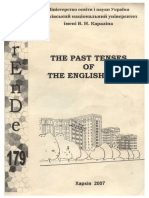 Past Tenses of The English Verb