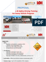 Training Proposal Defensive Safety Driving for Truck Driver PT. Jaya Express Transindo