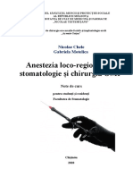 Anestezia Loco-Regionala Chele N. Motelica G