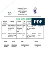 Yes-0 Action Plan: Department of Education