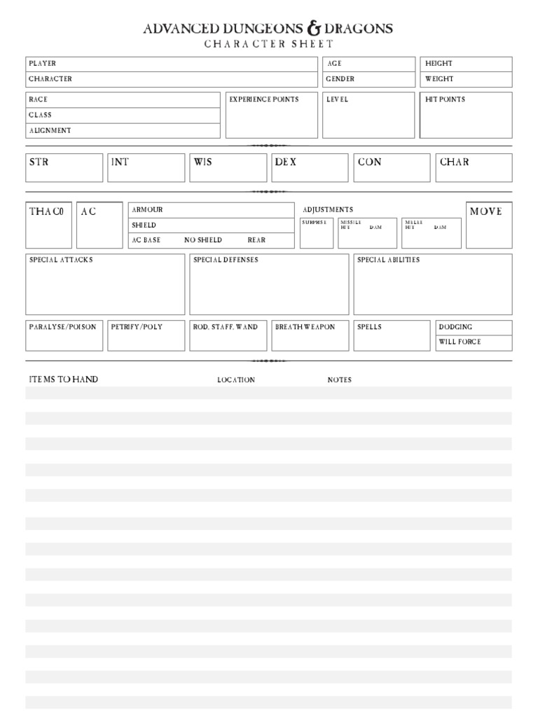 D&D Character Sheet Guide | PDF