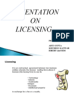 On Licensing