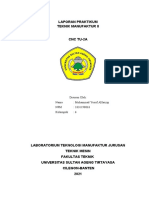 Laporan Praktikum Teknik Manufaktur Ii: Disusun Oleh: Nama: Muhammad Yusuf Alfarizqi NPM: 3331190063 Kelompok: 6