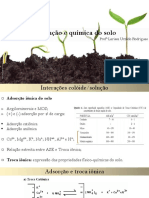 Aula 11 - Interações Colóides-Solução