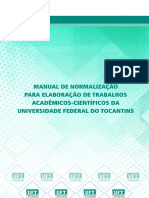 Manual de Normalização de Trabalhos Acadêmicos Da Uft 13-11-2020