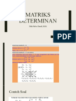 1.1 Matriks Determinan