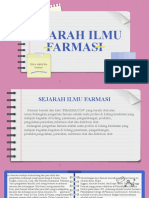 Sejarah Ilmu Farmasi