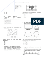 Simulado de Matemática 5º Ano Bloco I