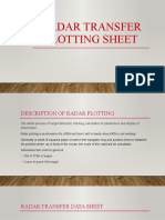 Radar Transfer 0lotting Sheet