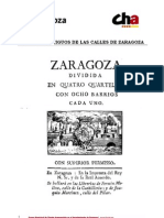 Nomenclator Antiguo de Zaragoza - CHA Ayto Zaragoza