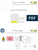 Electronics I - Fall 2020 Rectifier Circuits