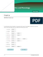 English Phonetics and Phonology4 Unit9 Extra Exercises