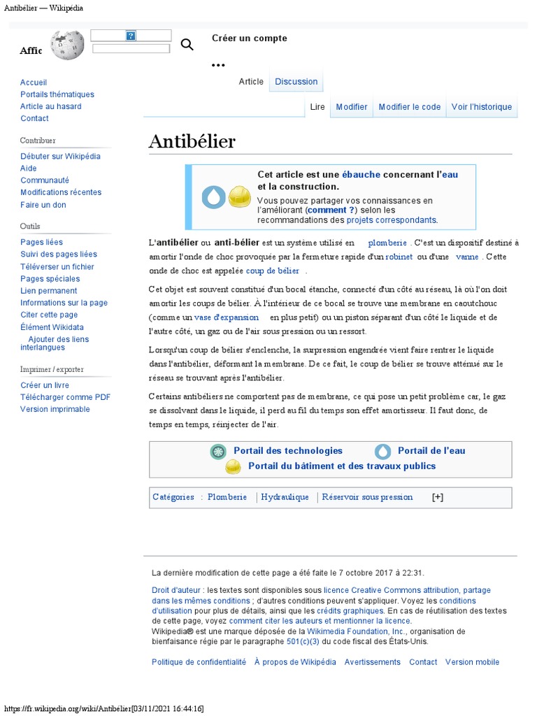 Coup de bélier — Wikipédia