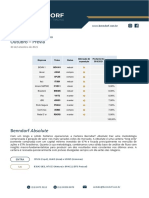 Benndorf Research - Carteira Absolute 30 (Prévia) - Outubro 30 - 09 - 21