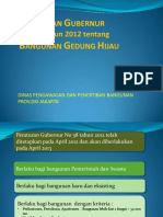 PERATURAN GUBERNUR No. 38 Tahun 2012