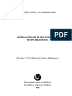 Estudo Dirigido - Revisão Bibliografica - Principios de Desgaste e Degradação Focada em Tubulação de Esgotos