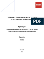 Manual e Documentação do TCC de Biomedicina 2021-2