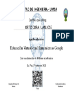 Facultad de Ingenieria - Umsa: Ortiz Copa Juan Jose