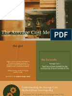 The Average Cost Method