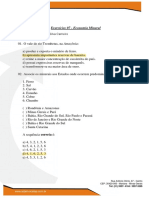 Exercicio 07 - Economia Mineral