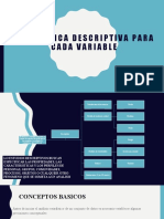 Estadiěstica Descriptiva para Cada Variable