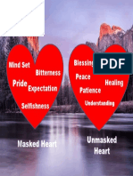 Pride: Mind Set Bitterness Expectation Selfishness Blessing Faith Peace Joy Patience Healing