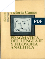 Pragmatica Del Lenguaje y Filosofia Analitica