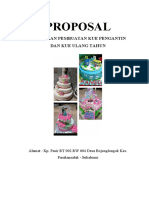 Proposal Pelatihan Kue