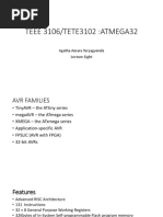 TEEE 3106/TETE3102:ATMEGA32: Agatha Amara Turyagyenda Lecture Eight