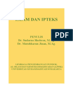 Islam Dan Ipteks: Penulis Dr. Sudarno Shobron, M.Ag. Dr. Mutohharun Jinan, M.Ag