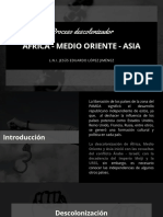 Proceso descolonizador África-Medio Oriente-Asia