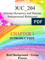 CHAPTER 1 Group Dynamics