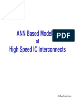 ANN Based Modeling High Speed IC Interconnects
