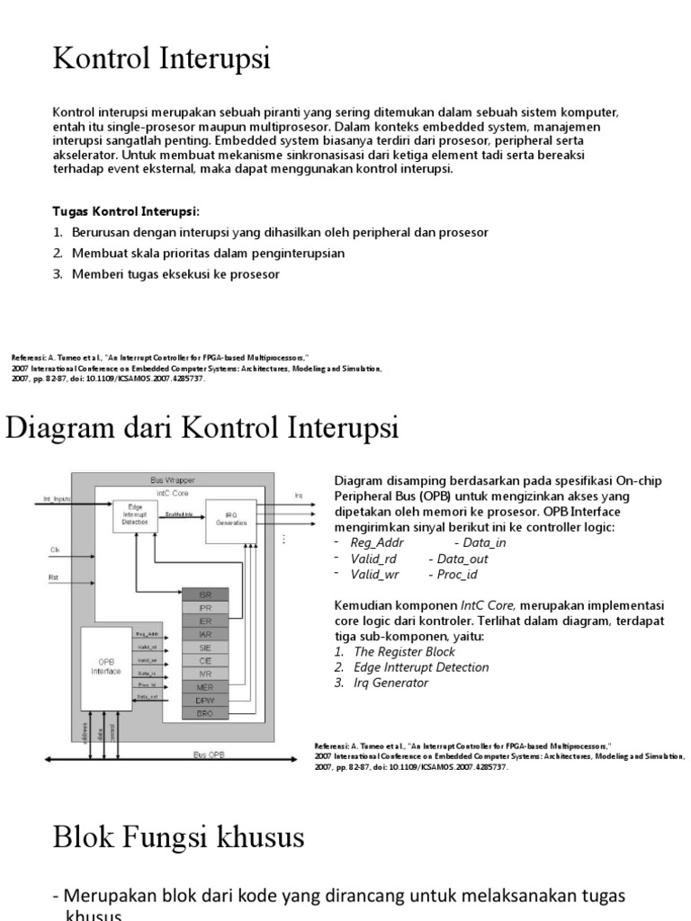 Kontrol Interupsi di Embedded System | PDF