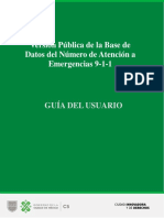 Manual de Usuario Base de Datos 911