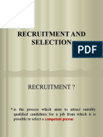 Recruitment and Selection