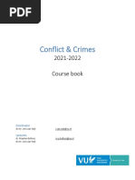 Coursebook Conflict & Crimes 2021-2022