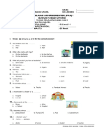 Penilaian Akhirsemester (Pas) I Gugus Iv Budi Utomo: I. Cross (X) On A, B, C, or D For The Correct Answer! 1