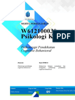 09 - Psikoterapi Pendekatan Cognitive Behavioral - Modul Prahastia