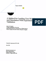 Method For Landing Gear Modeling and Simulation With Experimental Validation, Daniels, NASA-CR-201601